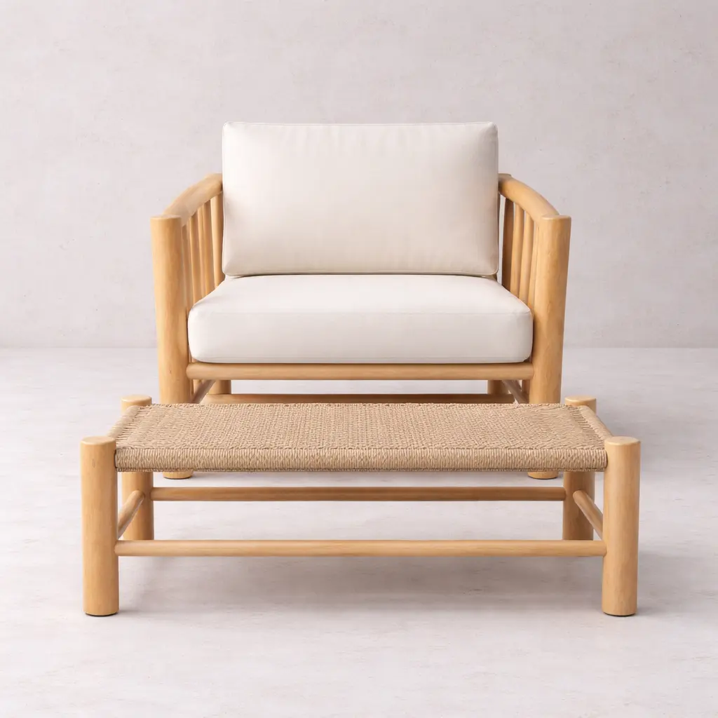 TEAK BRANCH AND SYNTHETIC RATTAN Table Indonesia London Coffee Table Side export furniture