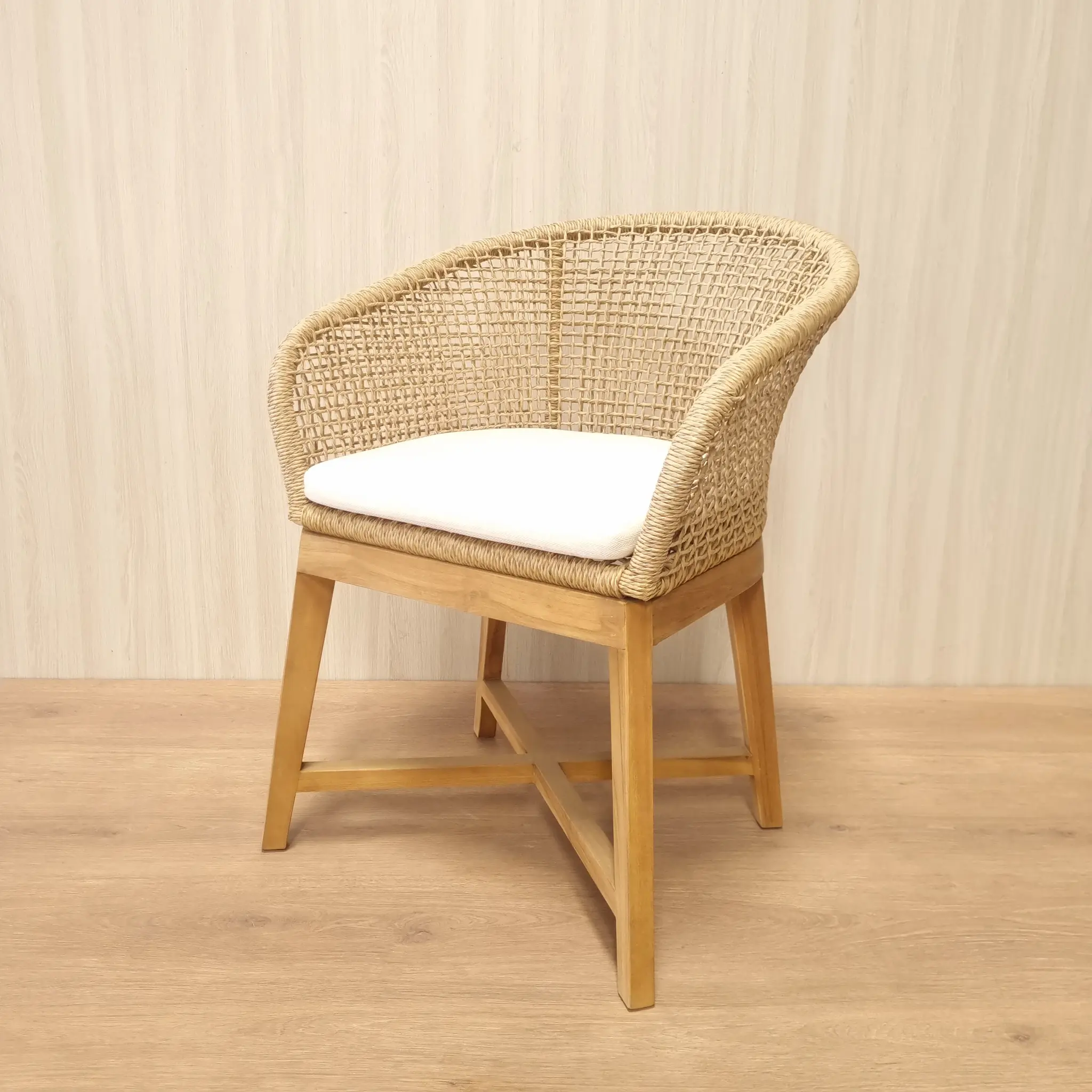 TEAK AND SYNTHETIC RATTAN Chair Indonesia Kalingga Chair export furniture