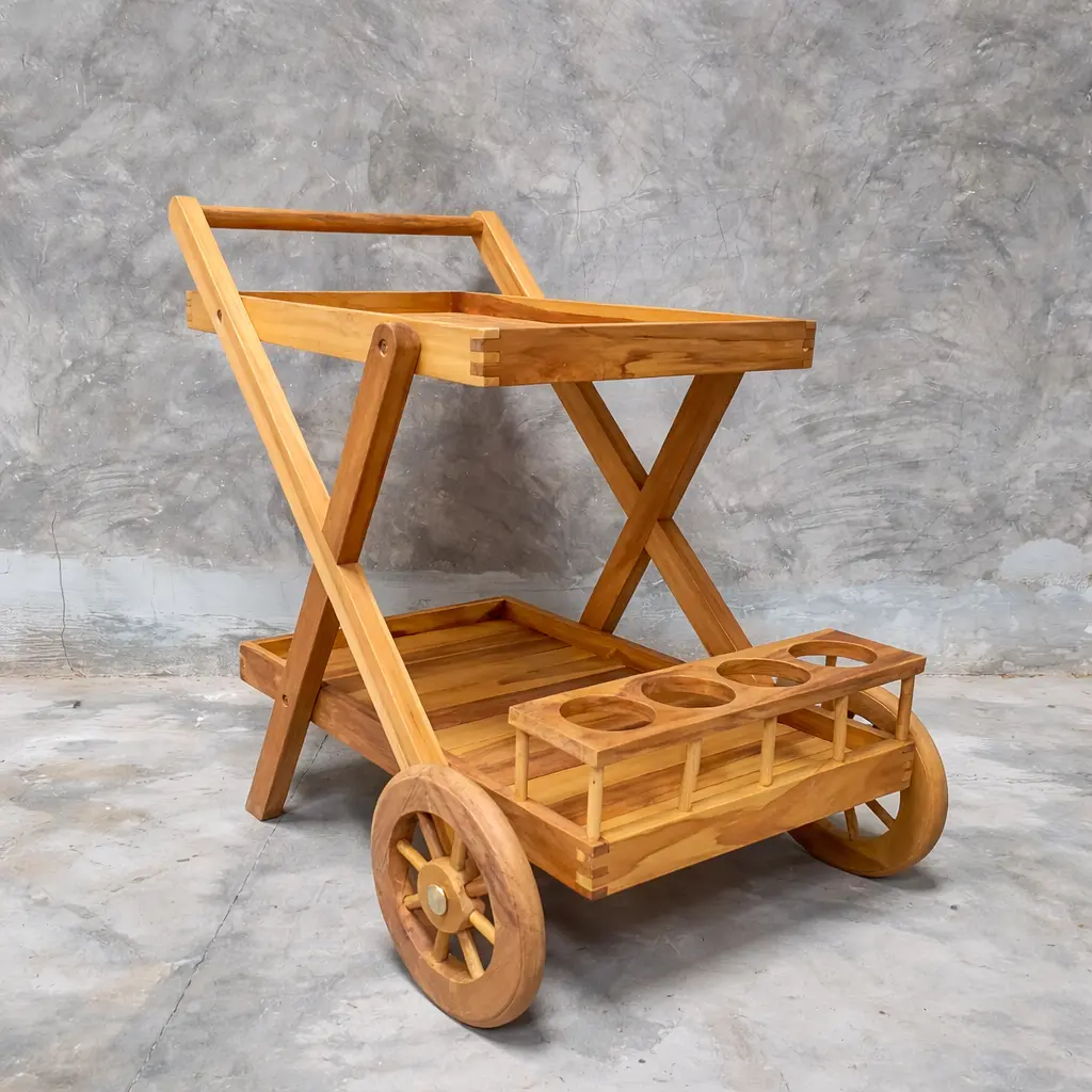 Teak wood Miscellaneous Indonesia caddy bar export furniture