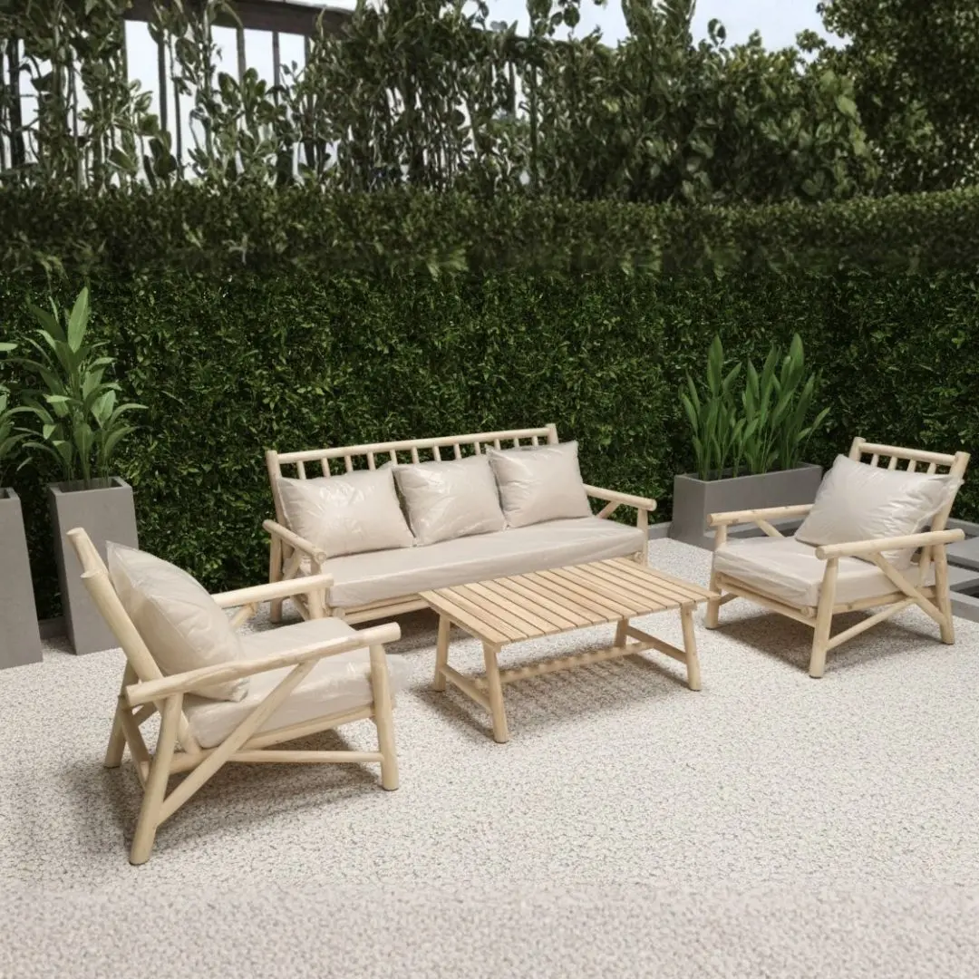 teak branch Set Indonesia Caracas Living Set export furniture