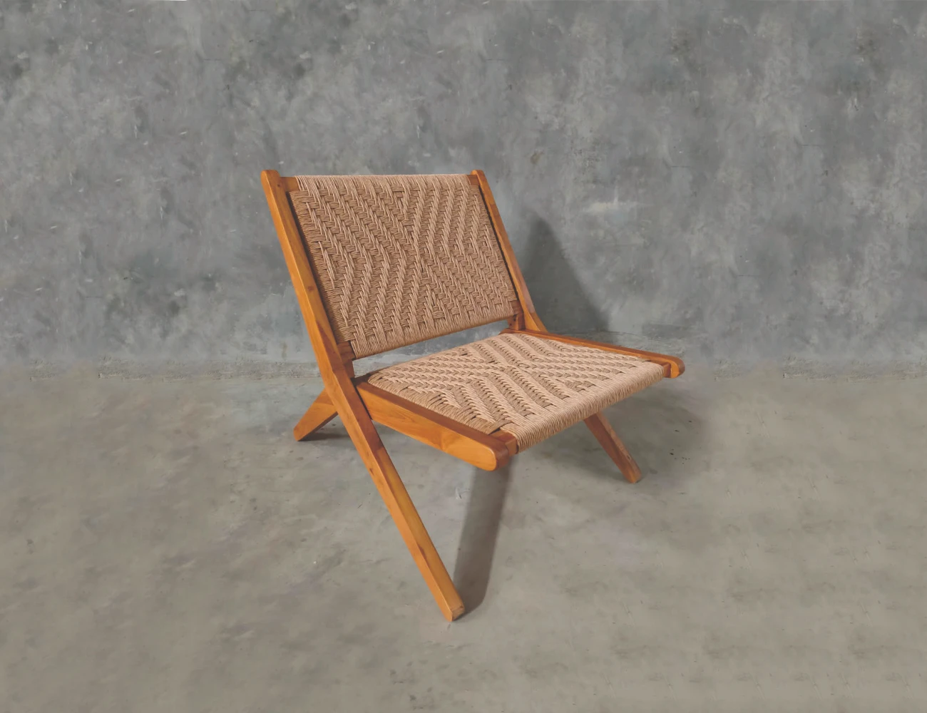 TEAK WOOD AND SYNTHETIC RATTAN Chair Indonesia Rhonda Chair export furniture